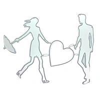 Romantic Couple Cutting Die - Design 2