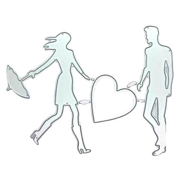 Romantic Couple Cutting Die - Design 2