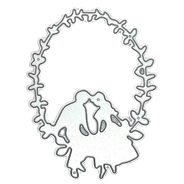 Couple On Swing Cutting Die - Design 2