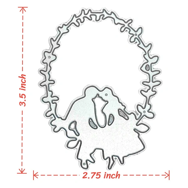 Couple On Swing Cutting Die - Design 2