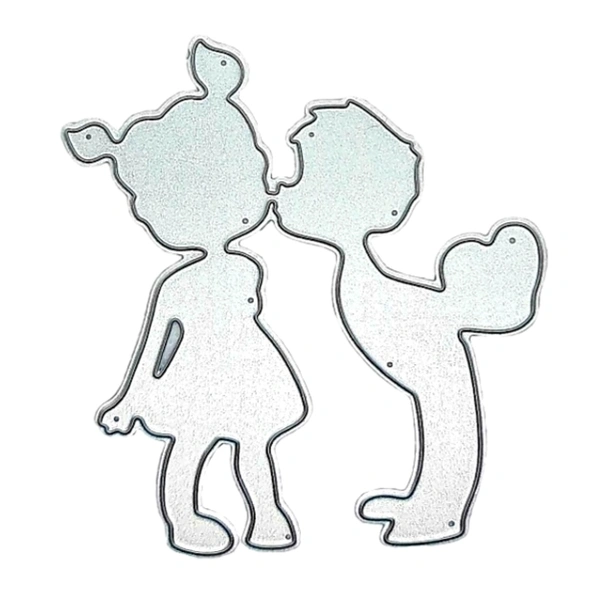 Kissing Couple Cutting Die - Design 3