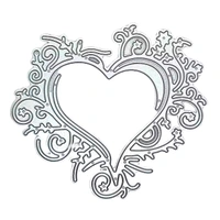 Designer Heart Frame Cutting Die - Design 2