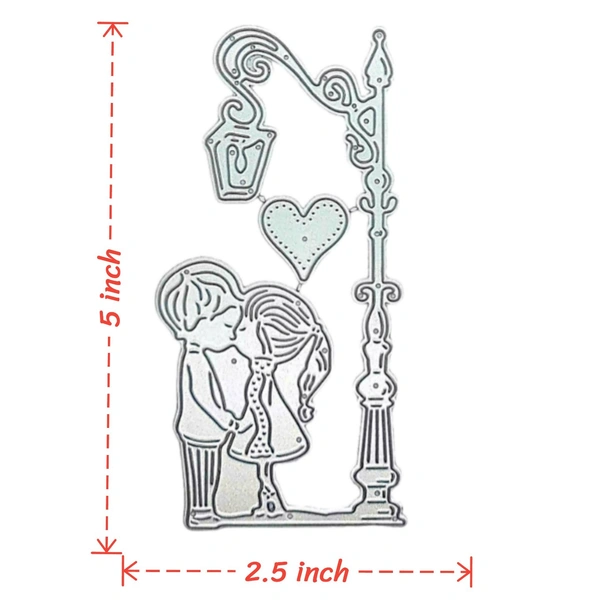 Kissing Couple Cutting Die - Design 5