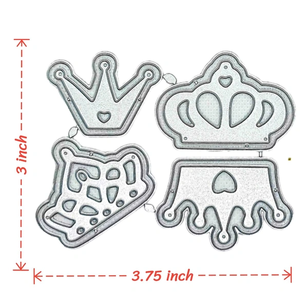 Crown Cutting Die - Set Of 4