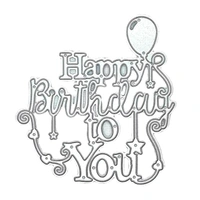 Happy Birthday Cutting Die - Design 2
