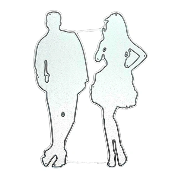 Romantic Couple Cutting Die - Design 4
