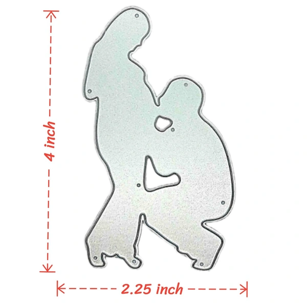 Pregnant Lady Cutting Die - Design 2