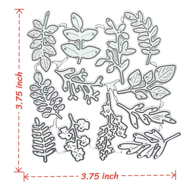 Leaves Cutting Die  - Set Of 10 Leaves