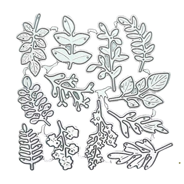Leaves Cutting Die  - Set Of 10 Leaves