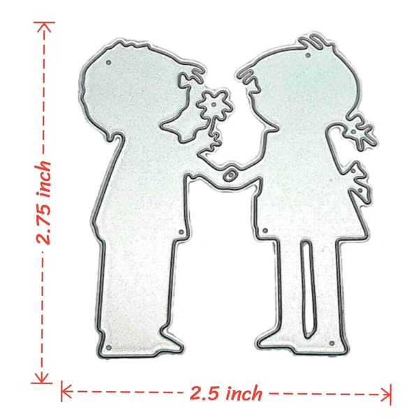 Romantic Couple Cutting Die - Design 5