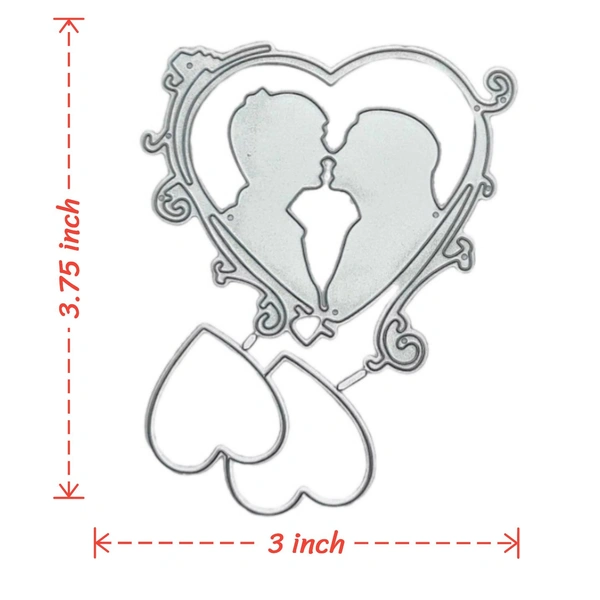 Wedding Couple Cutting Die - Design 17