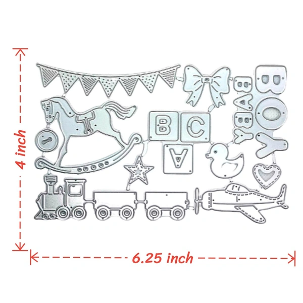 Baby Boy Elements Cutting Die