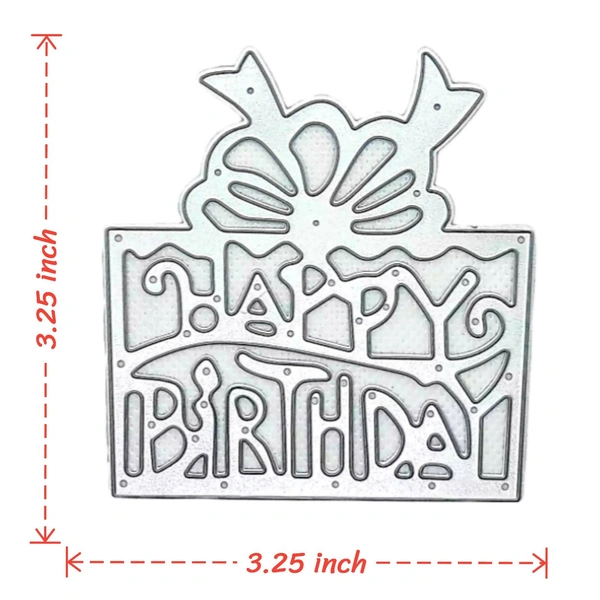 Happy Birthday Cutting Die - Design 3