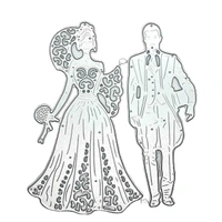 Wedding Couple Cutting Die - Design 19