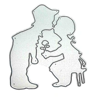 Kissing Couple Cutting Die - Design 6