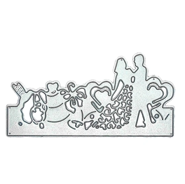 Romantic Couple Cutting Die - Design 7