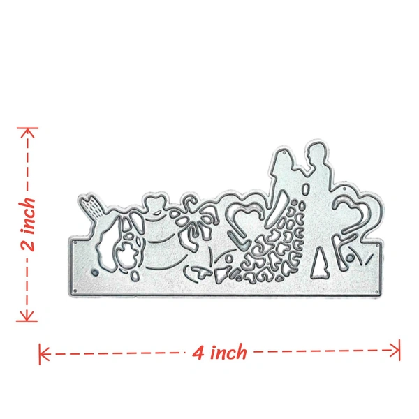 Romantic Couple Cutting Die - Design 7