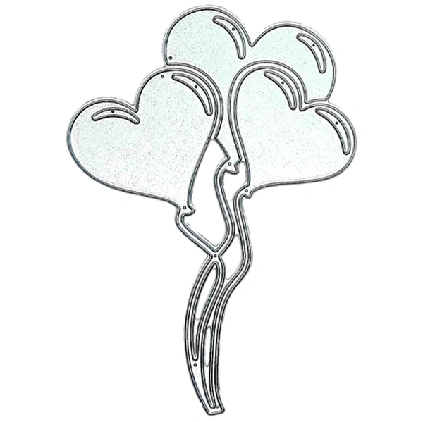 Heart Balloon Cutting Die
