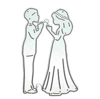 Romantic Couple Cutting Die - Design 8