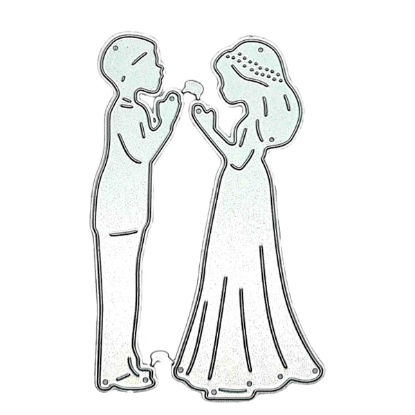 Romantic Couple Cutting Die - Design 8