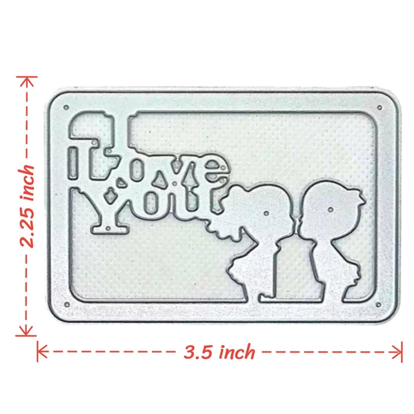 Romantic Couple Cutting Die - Design 9