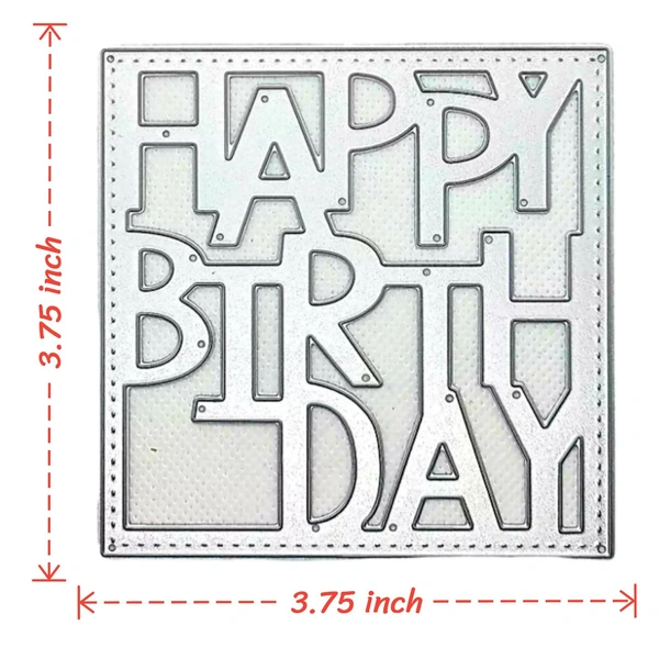 Happy Birthday Cutting Die - Design 4