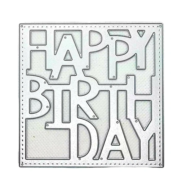 Happy Birthday Cutting Die - Design 4