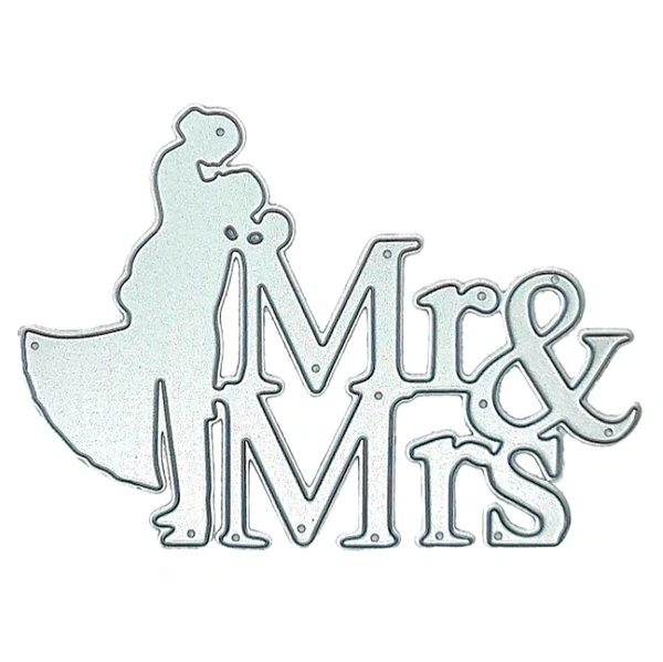 Wedding Couple Cutting Die - Design 21