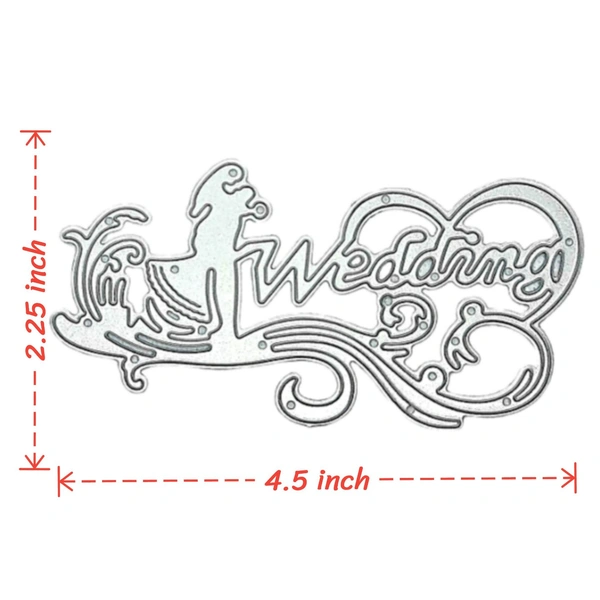 Wedding Couple Cutting Die - Design 22