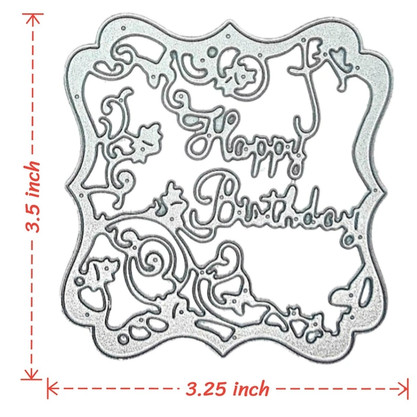 Happy Birthday Cutting Die - Design 5