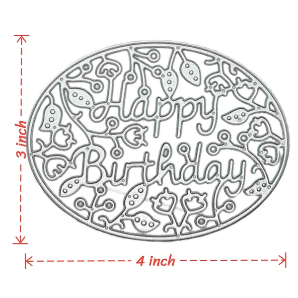 Happy Birthday Cutting Die - Design 6