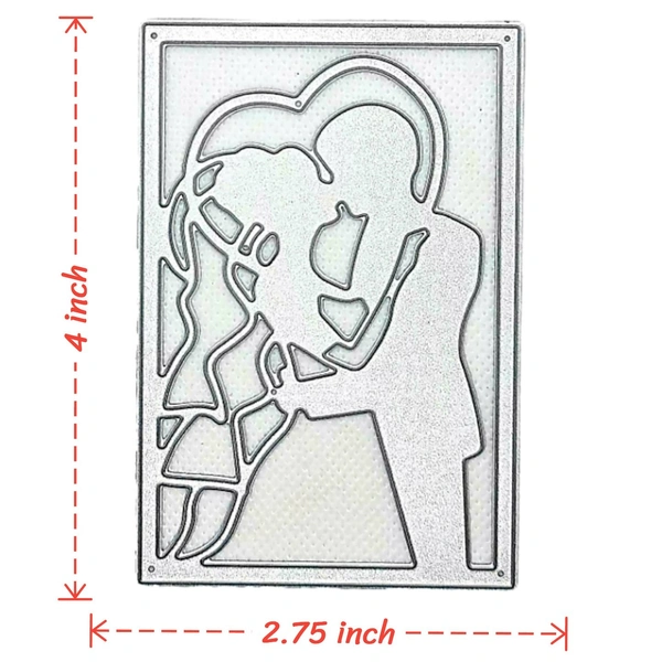 Wedding Couple Cutting Die - Design 23