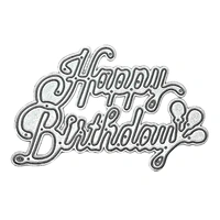 Happy Birthday Cutting Die - Design 9