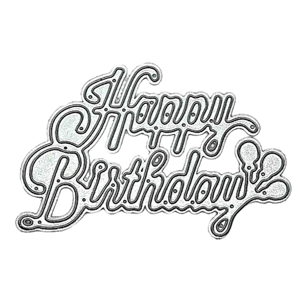 Happy Birthday Cutting Die - Design 9