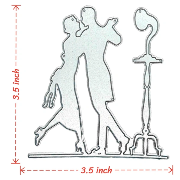 Romantic Couple Cutting Die - Design 10