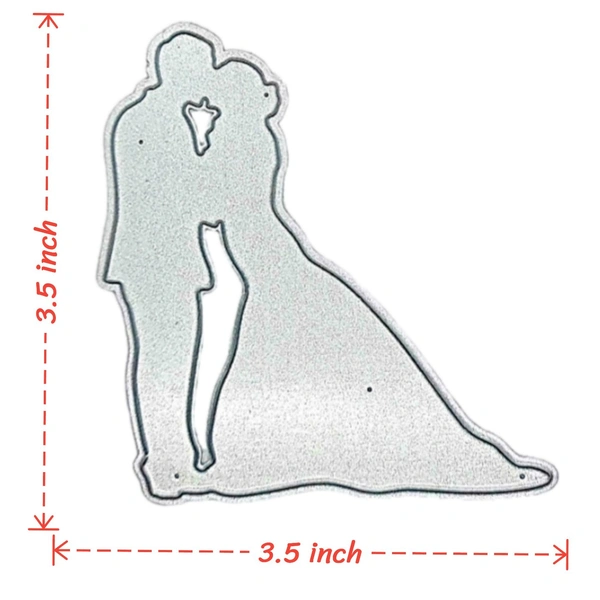 Kissing Couple Cutting Die - Design 7