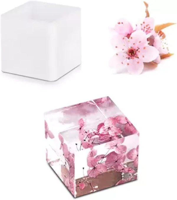 Craft Affaire Cube Resin Mould - 3.5x3.5x3.5 cm