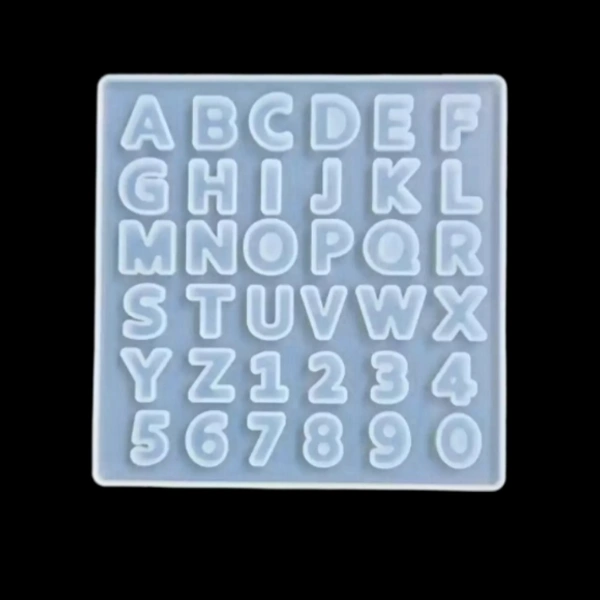 Craft Affaire Alphabet & Numbers Mould - 13.5 x 13.5 cm