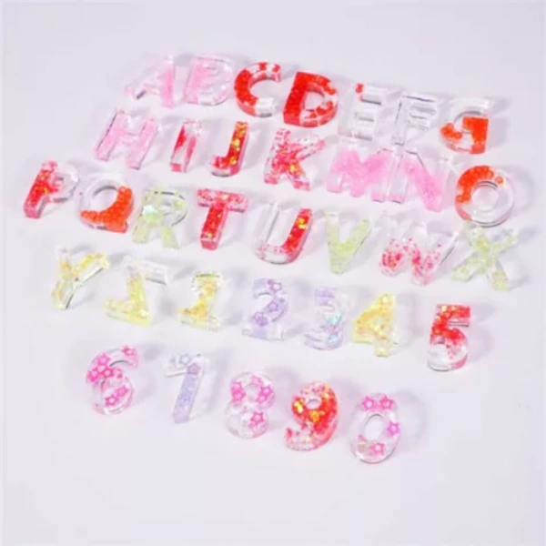 Craft Affaire Alphabet & Numbers Mould - 13.5 x 13.5 cm