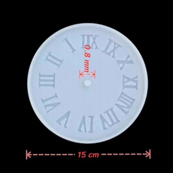 Craft Affaire Clock - Roman Numbers - Diameter : 15 cm