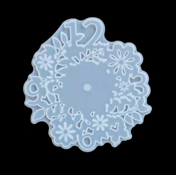 Craft Affaire Clock - Floral Design - 27 x 28 cm