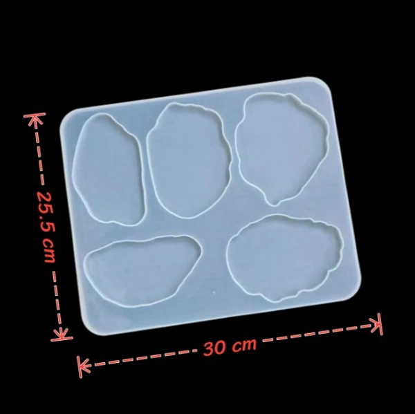 Craft Affaire Irregular Coastera Mould - 25.5 x 30 cm