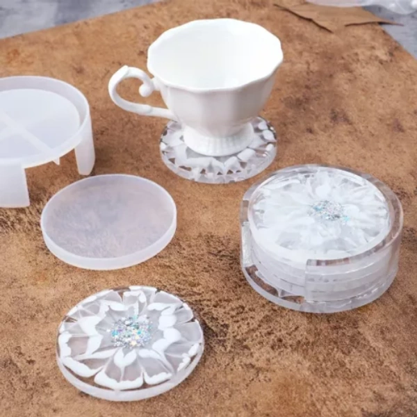 Craft Affaire Round Coaster with Storage Box