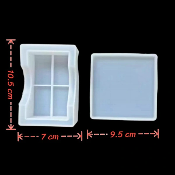 Craft Affaire Square Coaster with Storage Box