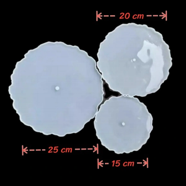 Craft Affaire Circle 3 Tier with Stand - 25cm, 20cm, 15cm