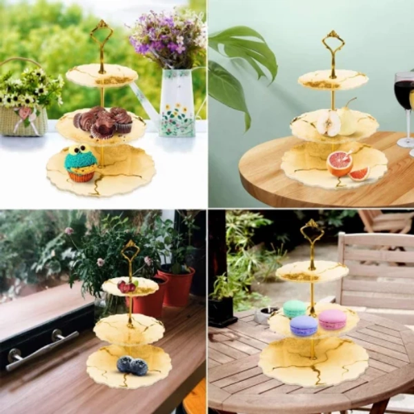 Craft Affaire Circle 3 Tier with Stand - 25cm, 20cm, 15cm