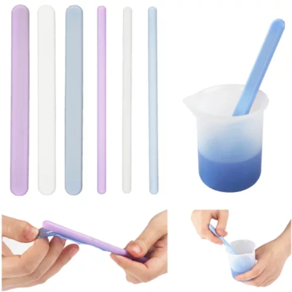 Silicon Stirring Rod - Set of 3 - Round