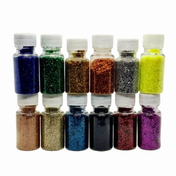 Craft Affaire Glitters - Set of 12 Colors - 10g each