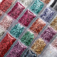 Craft Affaire Glass Metal Stones - Set of 3 Colors - 20g each