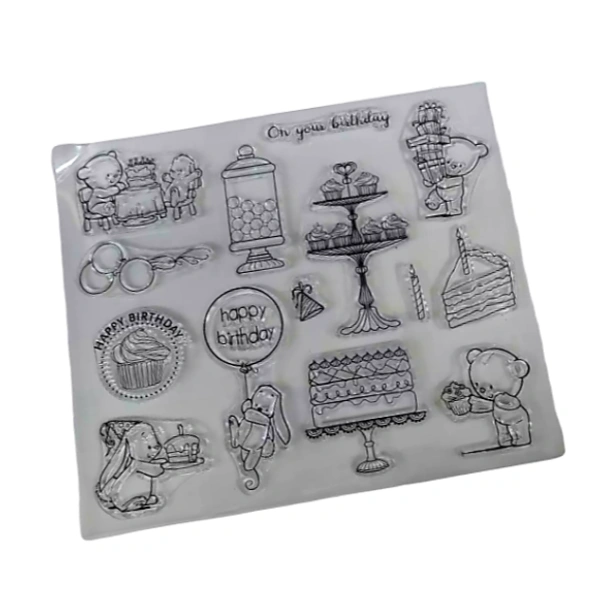 Craft Affaire Teddy Birthday Wishes - 15 x 17 cm